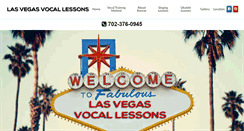 Desktop Screenshot of lasvegasvocallessons.com