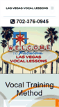 Mobile Screenshot of lasvegasvocallessons.com